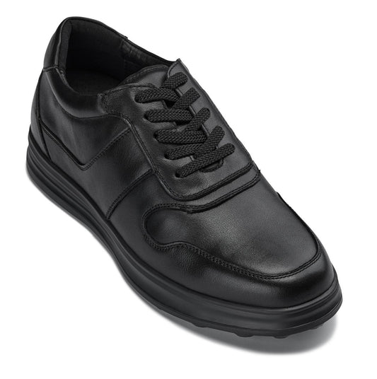 CALTO - Y7080 - 7,1 cm più alte (nero) - Sneakers leggere in pelle Nappa