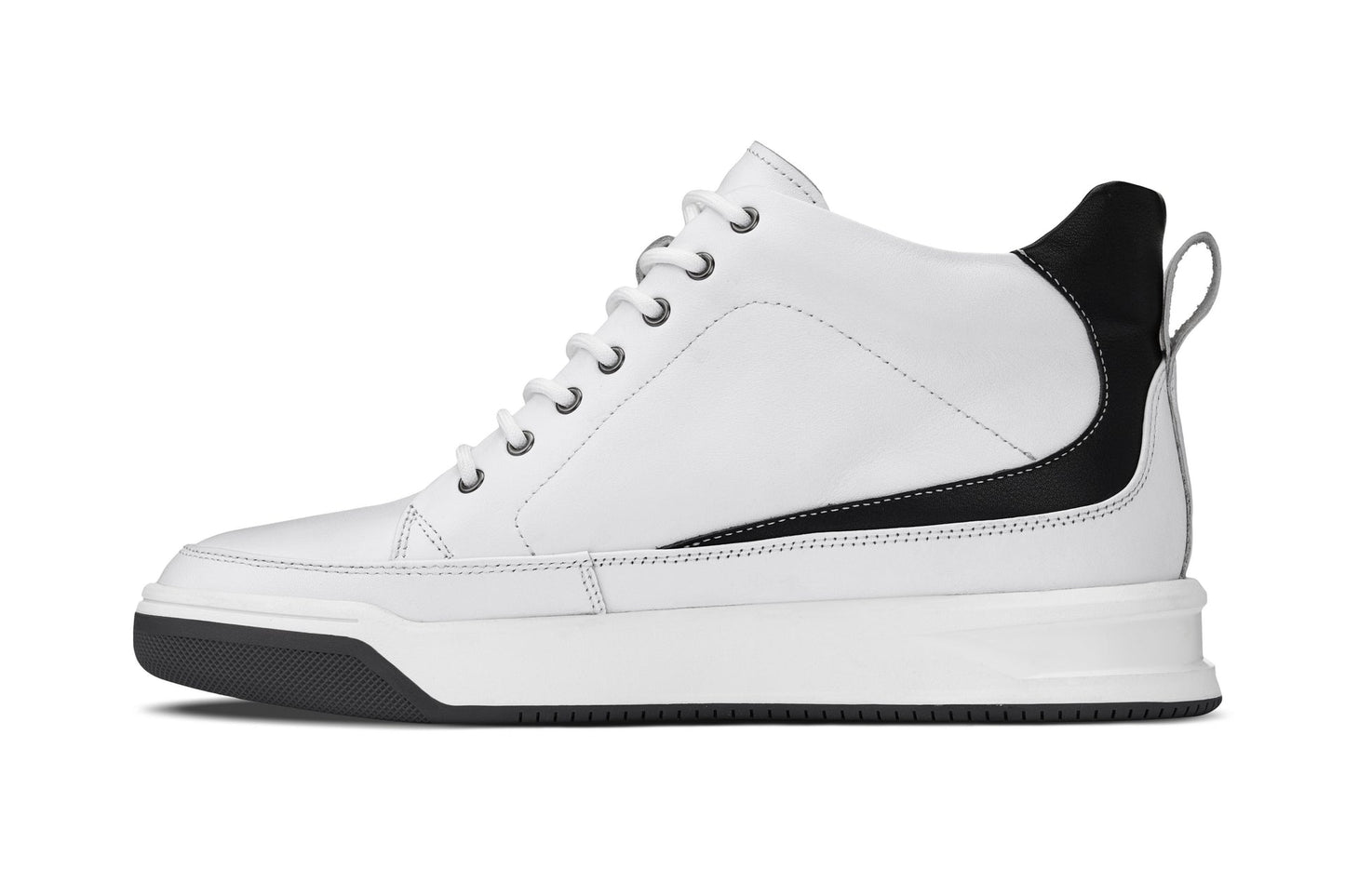 CALTO - Y7151 - 6.6 cm in più (bianco sporco) - Sneaker-Stivaletto alla Caviglia in Pelle