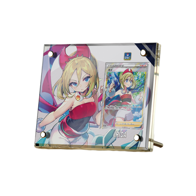 Supporto per esposizione in mattoncini per carte anime Pokémon PTCG