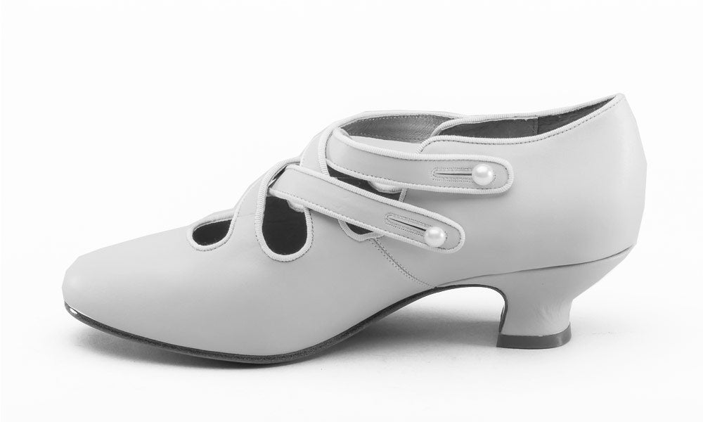 Scarpe in pelle Astoria Edwardian (Avorio Morbido)