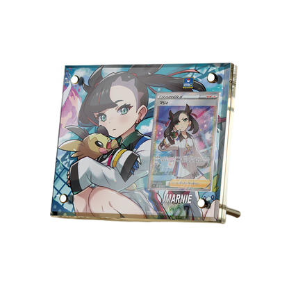 Supporto per esposizione in mattoncini per carte anime Pokémon PTCG