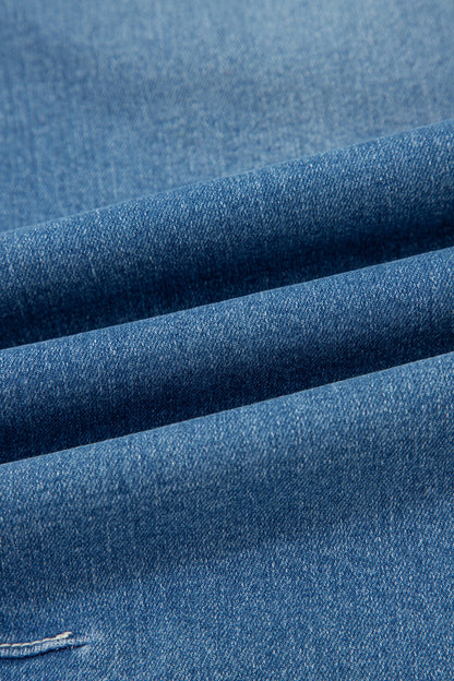 Hana Wash Cuffed Barrel Jeans
