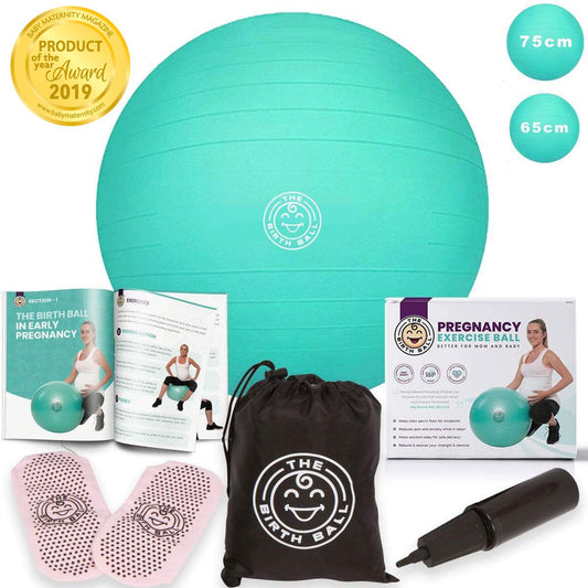Acquista The Birth Ball | La Sfera Per Il Parto N. 1 Per Gravidanza e Travaglio - Spedizione Veloce GRATUITA