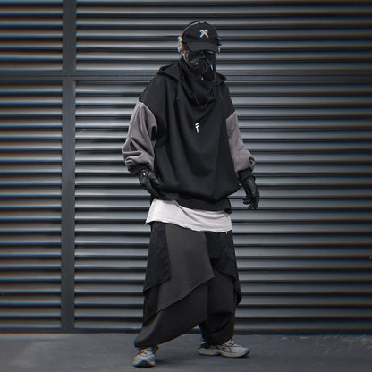 Sweat à capuche noir HiH51 T-Tech