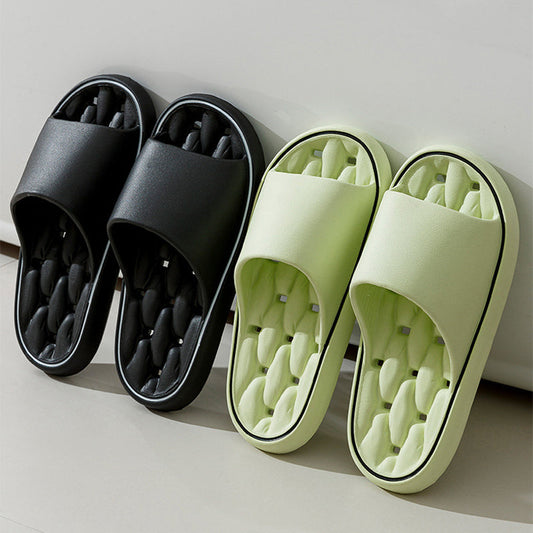 Pantofole Unisex Antiscivolo in EVA per Bagno | Scarpe da Casa Impermeabili con Suola Spessa Cava