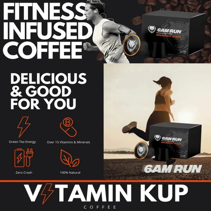 Vitamin Coffee — Energia + Nutrizione in Ogni Tazza | 6AM Run