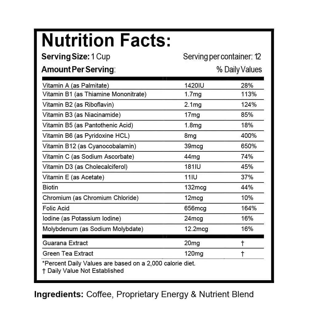 Vitamin Coffee — Energia + Nutrizione in Ogni Tazza | 6AM Run