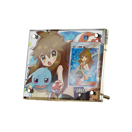 Supporto per esposizione in mattoncini per carte anime Pokémon PTCG
