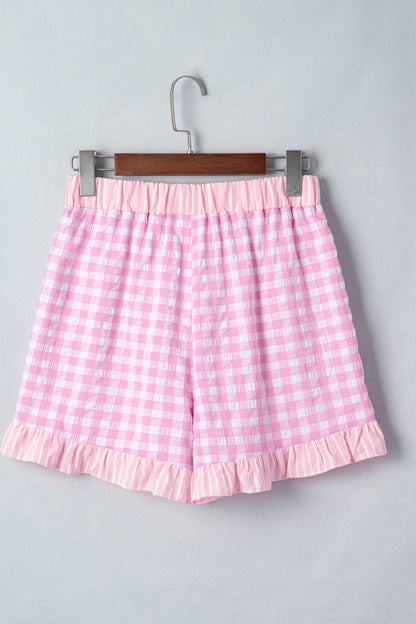 Shorts Arleth con pizzo e laccetti