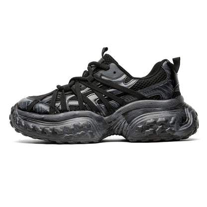 S8888 Sneakers nere con suola effetto pneumatico