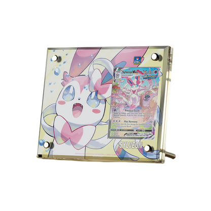 Supporto per esposizione in mattoncini per carte anime Pokémon PTCG