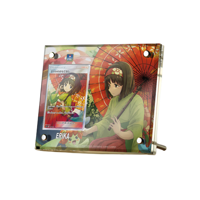 Supporto per esposizione in mattoncini per carte anime Pokémon PTCG