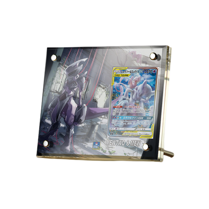 Supporto per esposizione in mattoncini per carte anime Pokémon PTCG