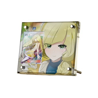 Supporto per esposizione in mattoncini per carte anime Pokémon PTCG