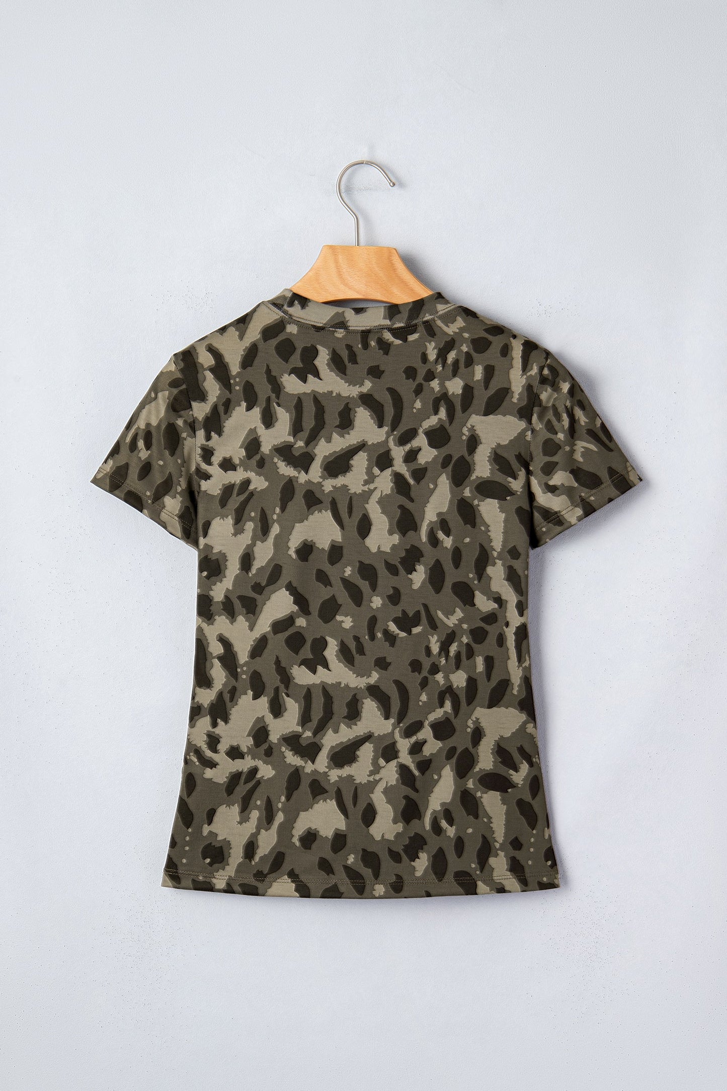 T-shirt aderente finta stampa Annabelle