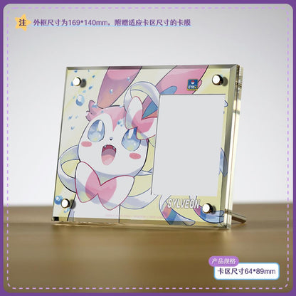 Supporto per esposizione in mattoncini per carte anime Pokémon PTCG