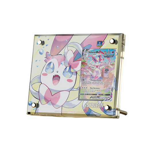 Supporto per esposizione in mattoncini per carte anime Pokémon PTCG