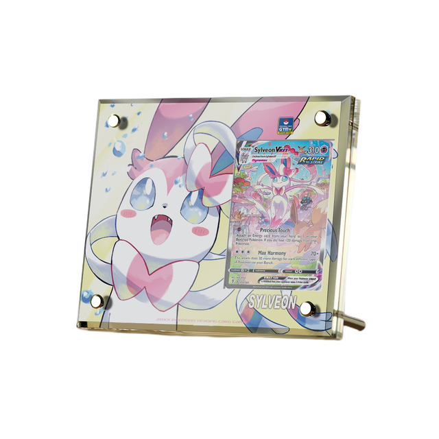 Supporto per esposizione in mattoncini per carte anime Pokémon PTCG