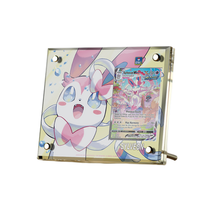 Supporto per esposizione in mattoncini per carte anime Pokémon PTCG