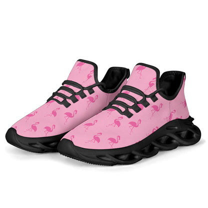 Simple Pink Flamingo M-Sole Sneakers