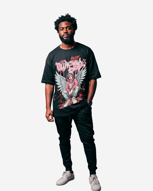 G West Cursed Boy T-Shirt Oversize da Uomo