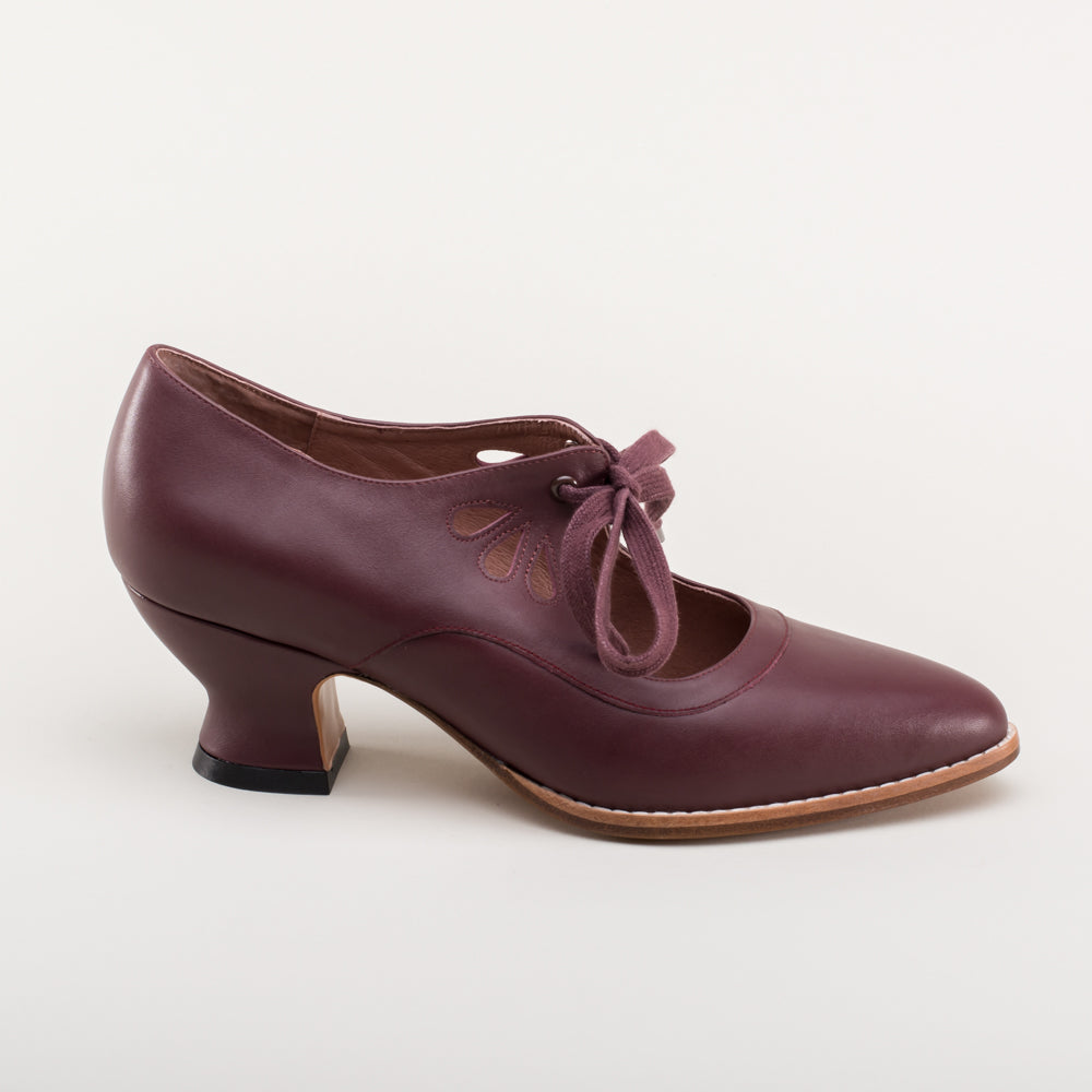Gibson Edwardian Leather Shoes (Merlot)