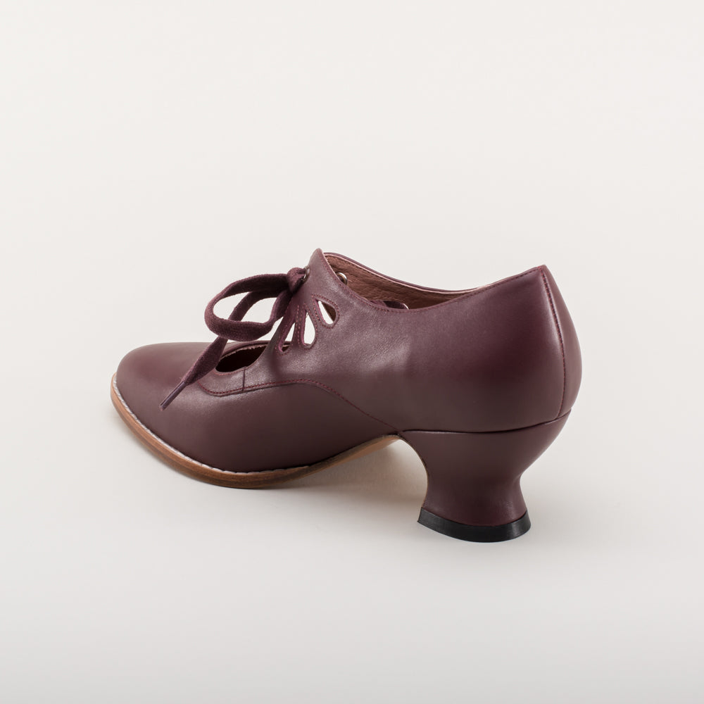 Gibson Edwardian Leather Shoes (Merlot)