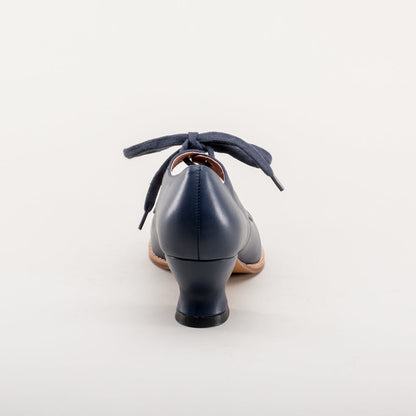 Gibson Edwardian Leather Shoes (Navy)