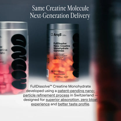 Caramelle Gommose di Creatina Monoidrato — Formula per le Prestazioni Senza Zucchero | Arq8™
