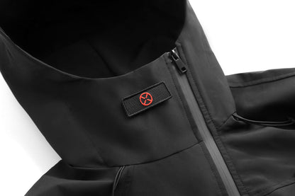 IBJ514 Giacca Funzionale Techwear Nera