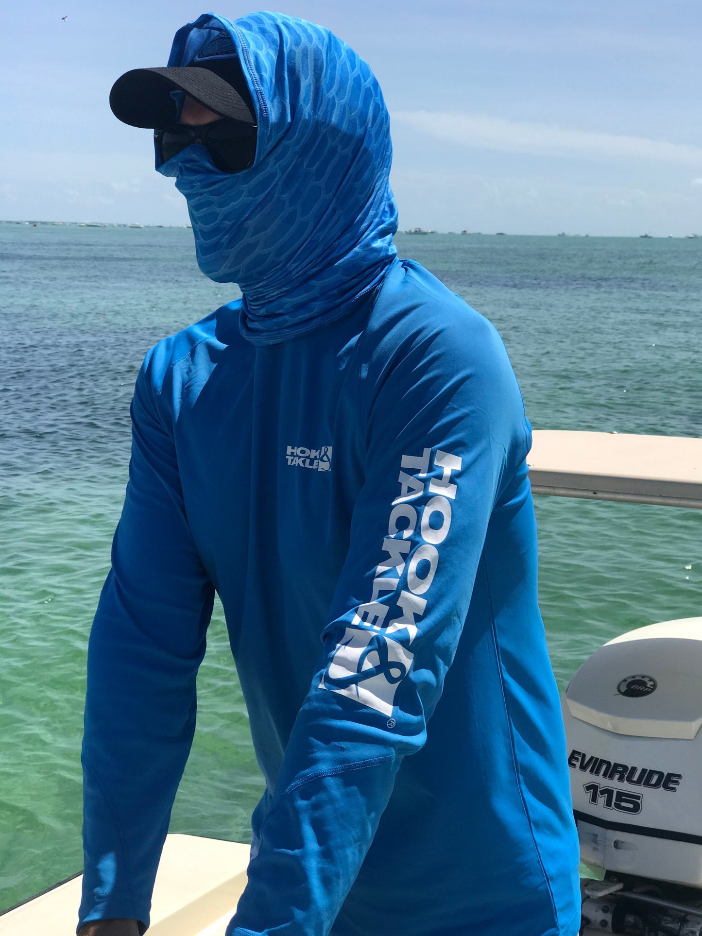 Sweat à capuche de pêche anti-UV à manches longues Seamount pour homme (S-2X)