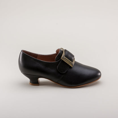 Kensington 18th Century Leather Shoes (Black)