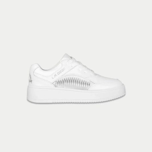 LA Gear Kids Flame Lowtop | Bianco