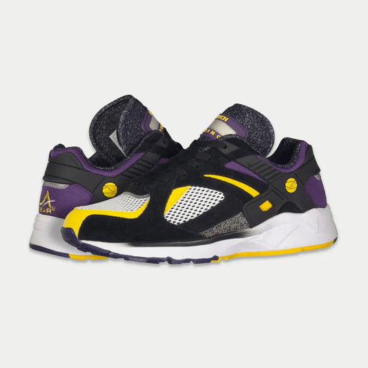 LA Gear Men's Catapult Light-Up Lowtop | Nero x Viola x Giallo
