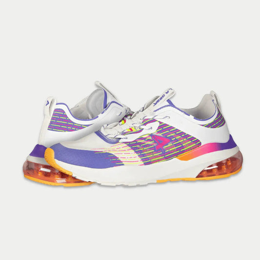 LA Gear Donna Artesia Lowtop | Bianco x Viola x Arancione