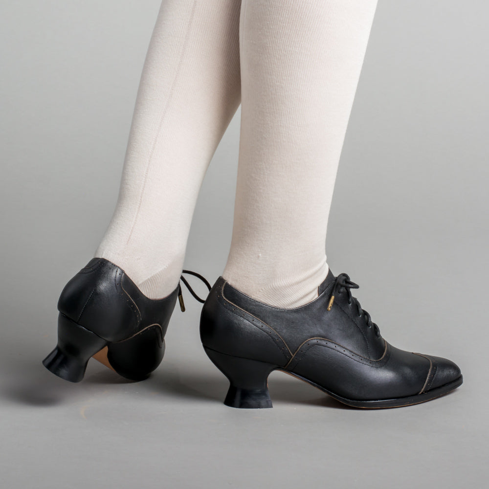 Londoner Edwardian Oxfords (Black)