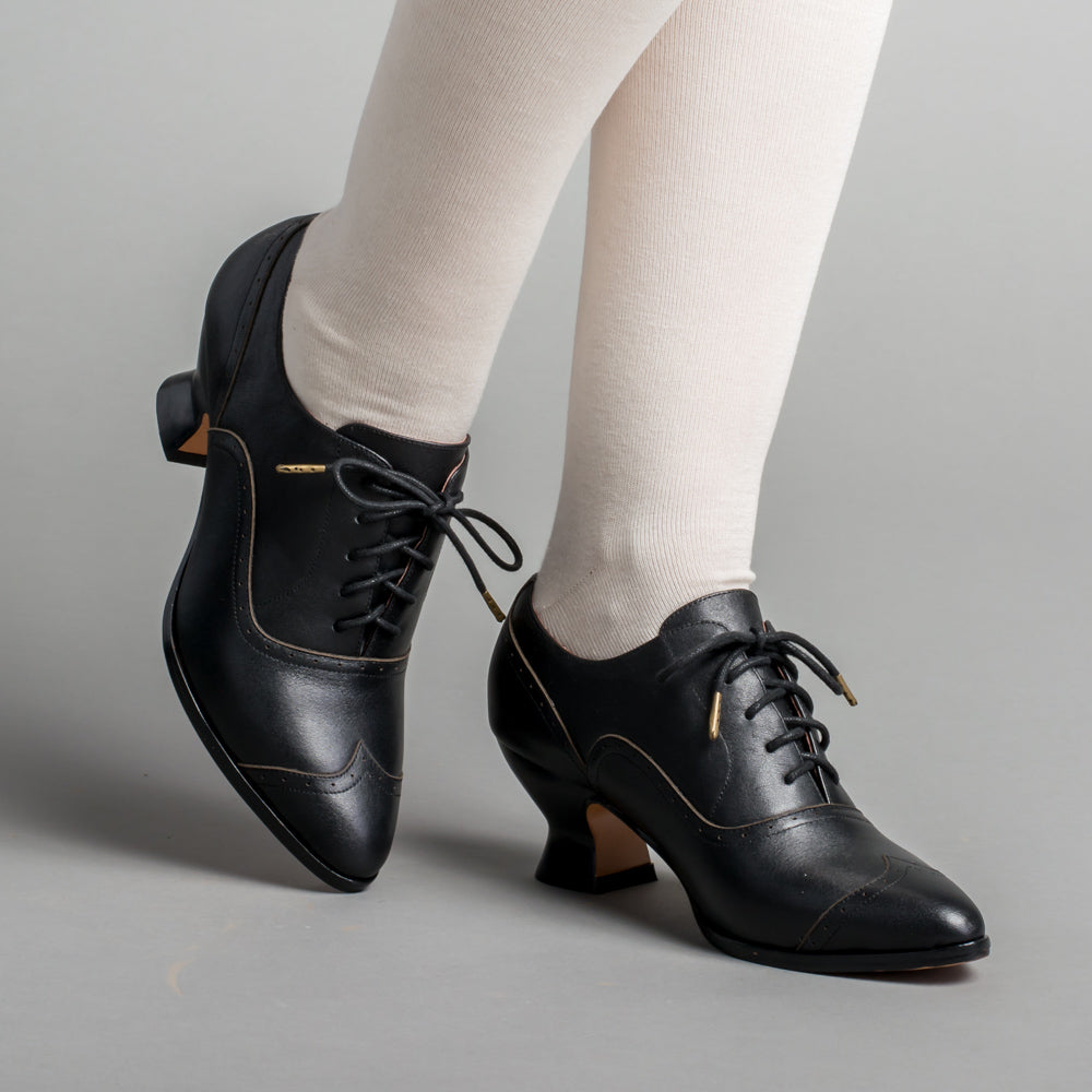 Londoner Edwardian Oxfords (Black)