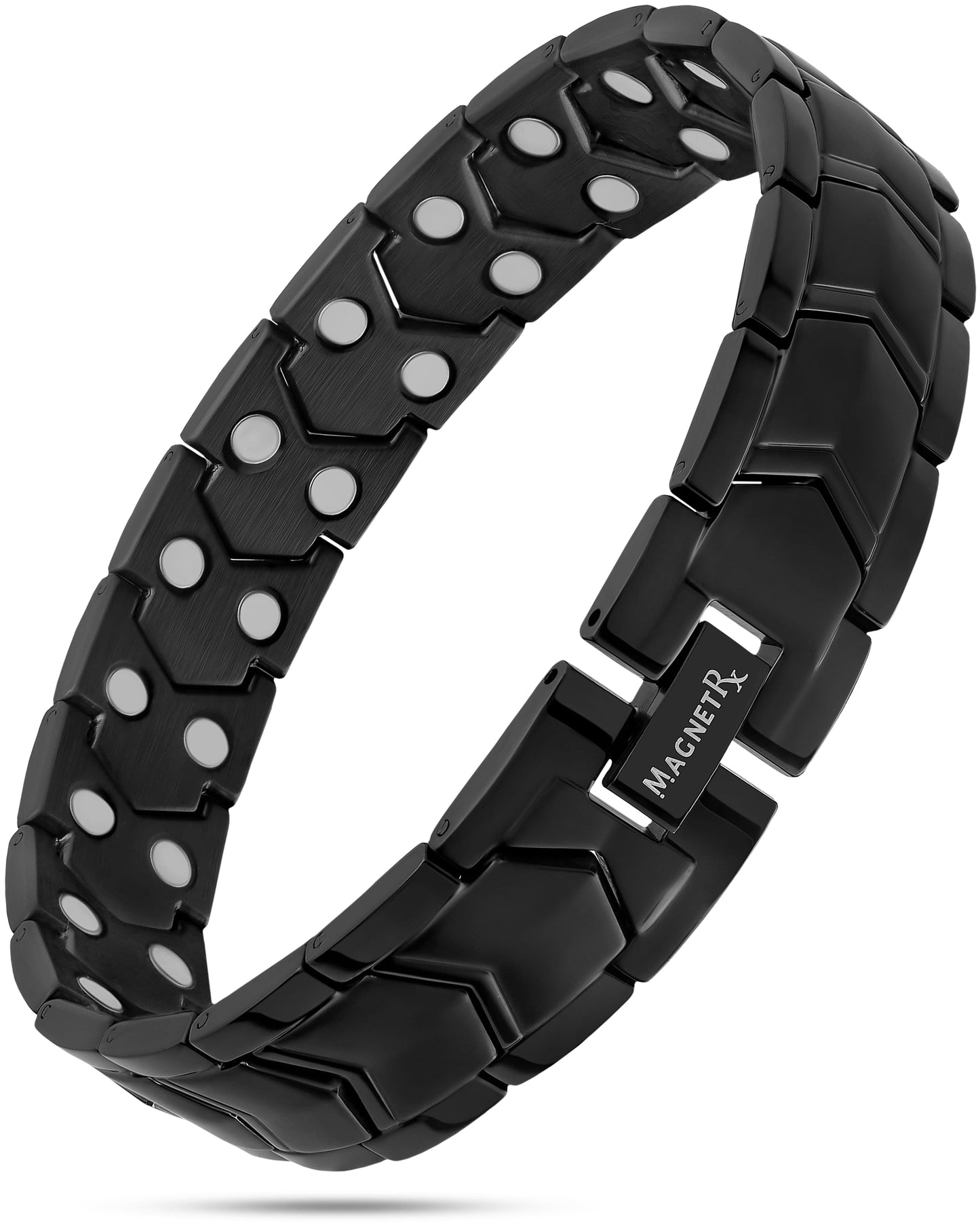Bracciale Magnetico Terapeutico Ultra Forte a Catena Freccia Nera