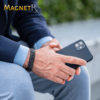 Bracciale Magnetico Terapeutico Ultra Forte a Catena Freccia Nera