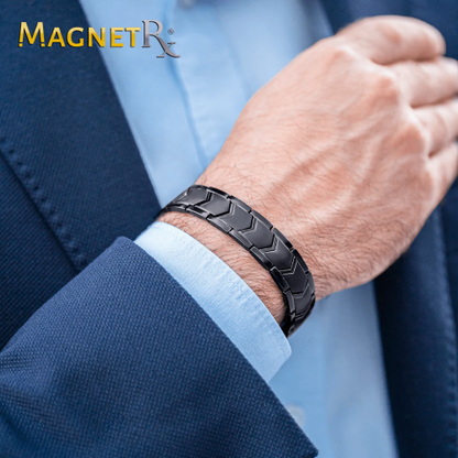 Bracciale Magnetico Terapeutico Ultra Forte a Catena Freccia Nera