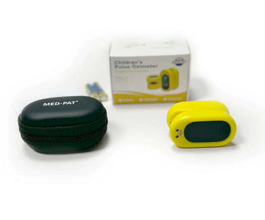 Oximètre de pouls pédiatrique Med-Pat « Ducky » PXC-1 | SpO₂ et fréquence cardiaque rapides | Éligible FSA/HSA