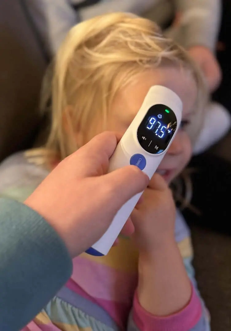 Med-Pat TH-1 Termometro Digitale a Infrarossi – 4-in-1 Orecchio e Fronte | Approvato dalla FDA