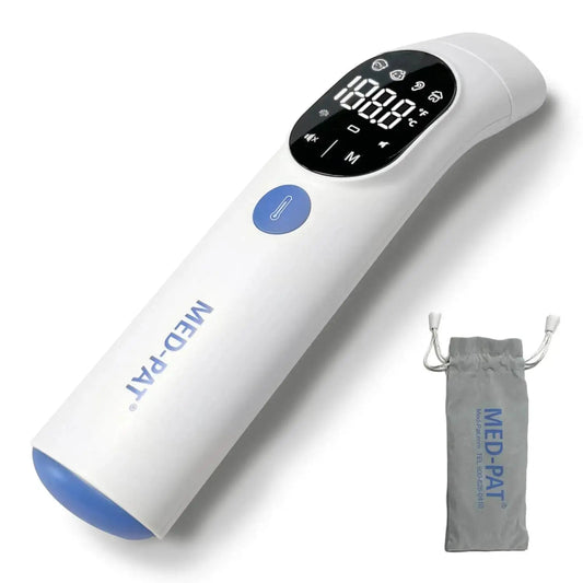 Thermomètre infrarouge numérique Med-Pat TH-1 – Auriculaire et frontal 4 en 1 | Homologué par la FDA