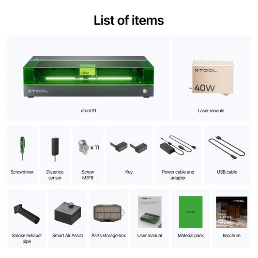 xTool S1 Taglierina laser a diodi racchiusa