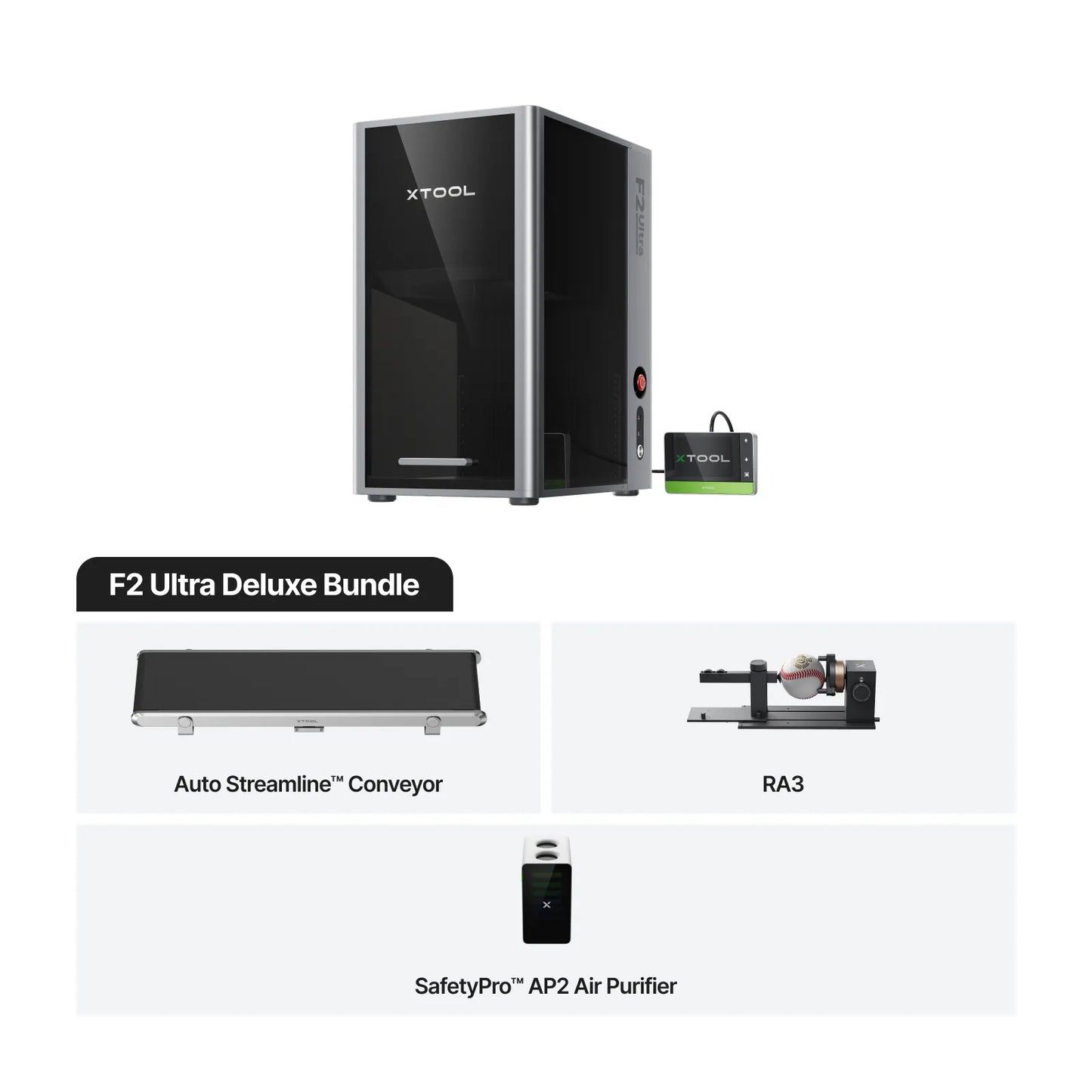 Incidente xTool F2 Ultra 60W MOPA e 40W diodo laser doppio
