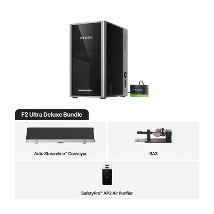 Incidente xTool F2 Ultra 60W MOPA e 40W diodo laser doppio