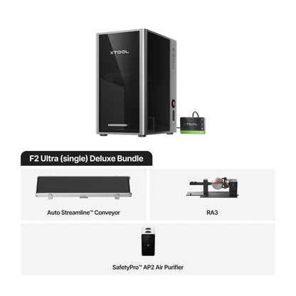 Incidente xTool F2 Ultra 60W MOPA e 40W diodo laser doppio