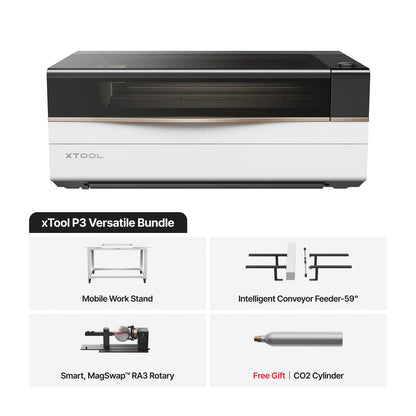 xTool P3 80W - Taglierina Laser CO2 di punta con automazione intelligente