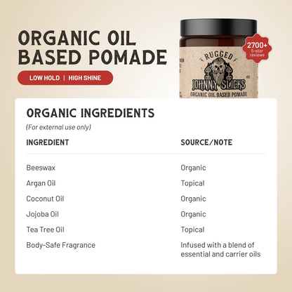 Pomata a base di olio biologico