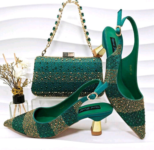 Set Scarpe da Donna con Borsa Abbinata - ED101